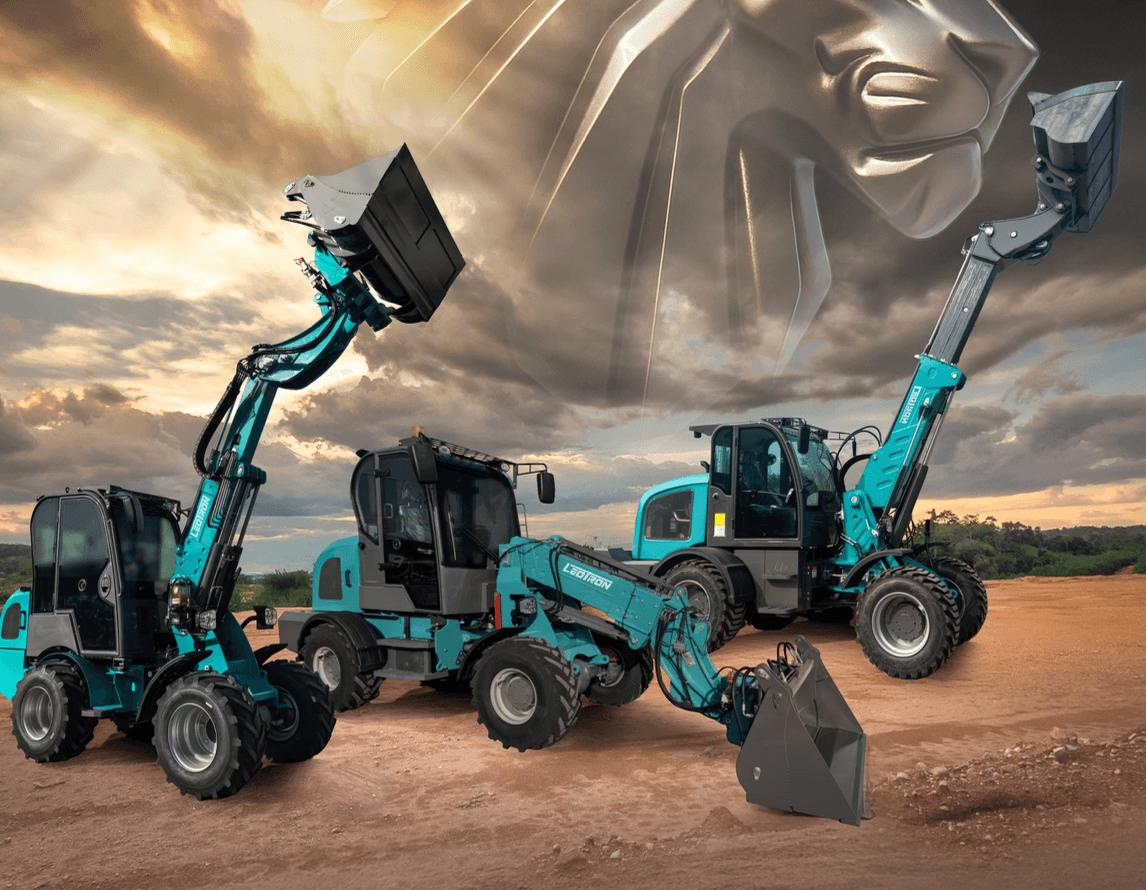 Compact loader used in a farm operation